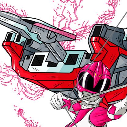 Detalle de Pink Ranger
